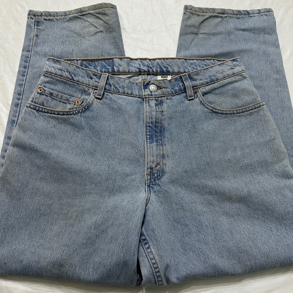 Levi's 570 Baggy Jeans Mens 34x30 VTG 90s USA Made Red Tab Y2K Streetwear Grunge